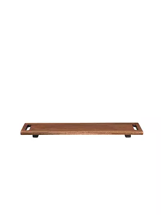 ASA SELECTION | Holzboard mit Füssen "Wood" 60x13cm (Akazie Massiv) | 